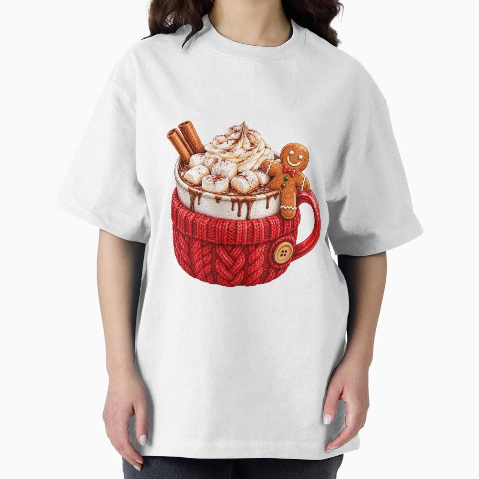 Christmas Hot Chocolate Gingerbread Cozy Mug by GSizzle1