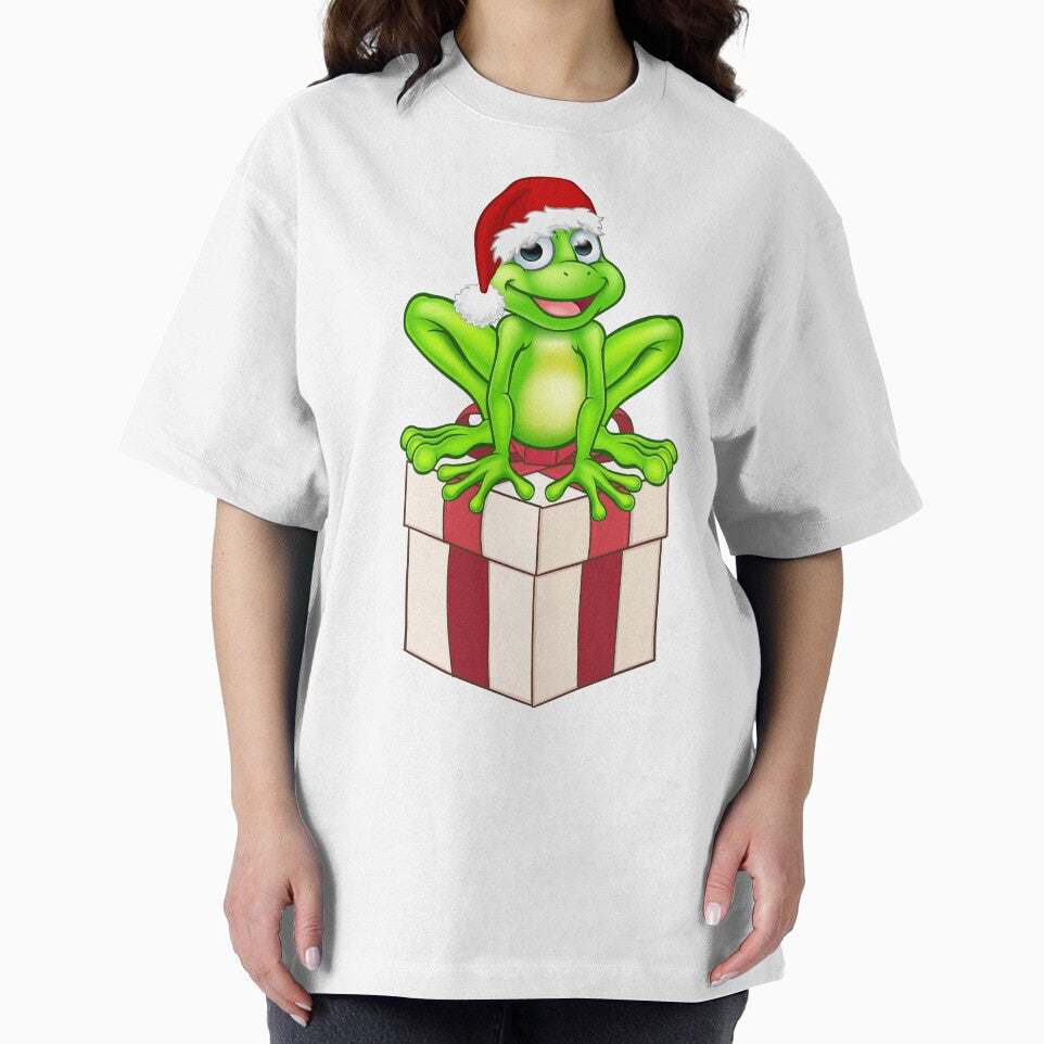 Cute Santa Frog by Lyssarien