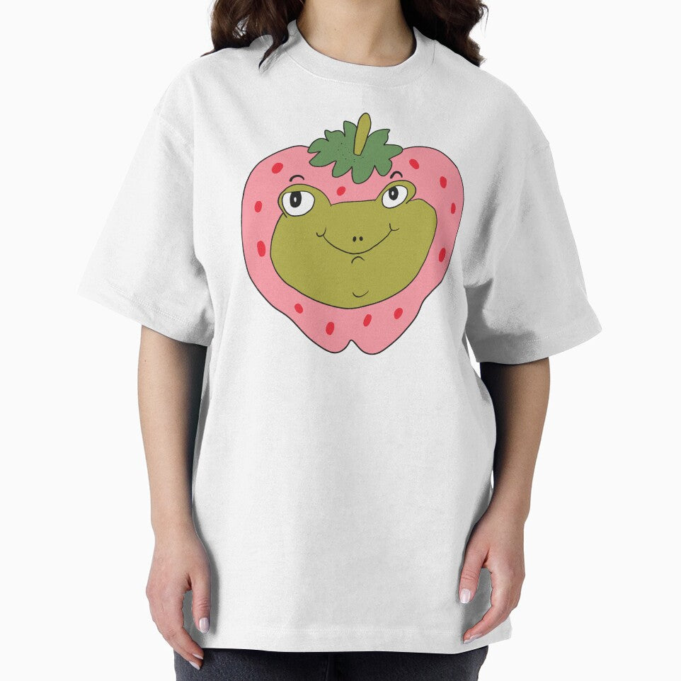 Strawberry Head Frog (Pink) by yellowflowerhut