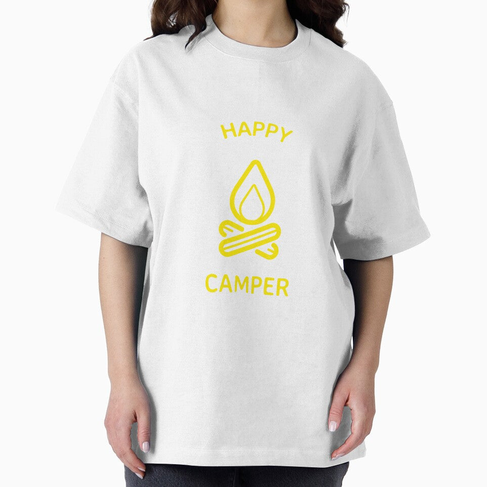 HAPPY CAMPER kayak camping tshirt by SabalTees