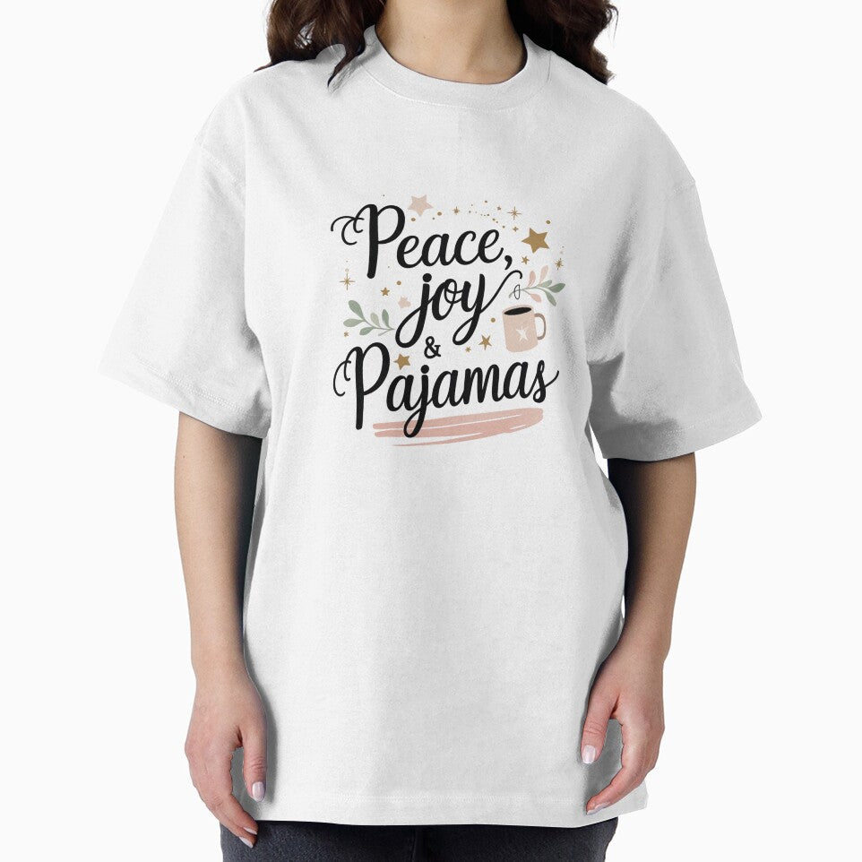 Peace joy & Pajamas by LaurannaDesign