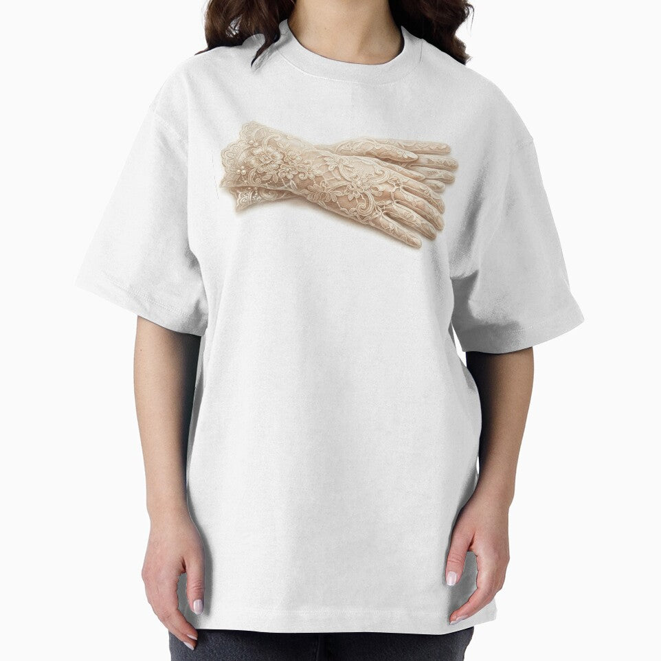 Elegant Lace Gloves Soft Realism Art by Strip to Stick