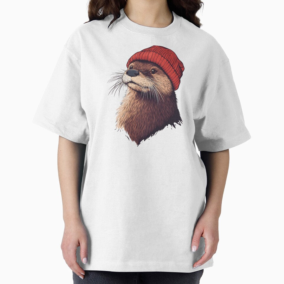 otter with hat by DerSenat