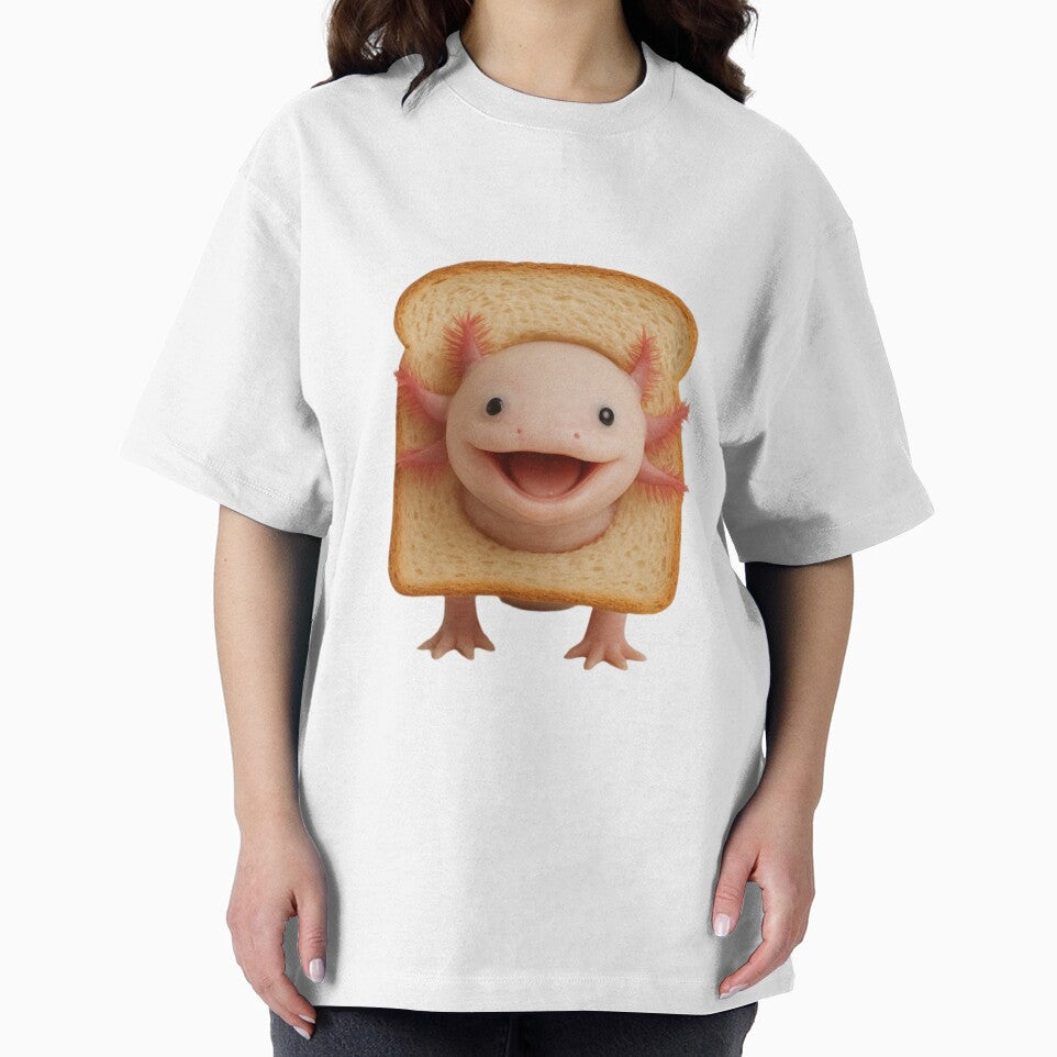 Axolotl bread pizza funny weird prank meme cute happy christmas birthday gift by CheeseBlueprint