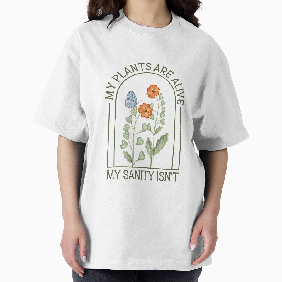 My Plants Are Alive My Sanity Isn't - Funny Plant Lover Watercolor by the-Z3nith