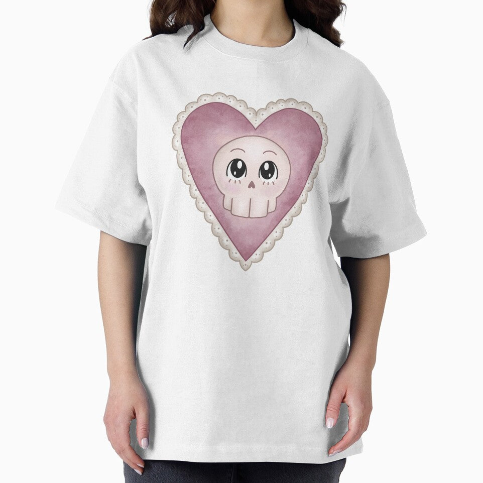 Kitsch Skull Heart by Brennabee Doodles