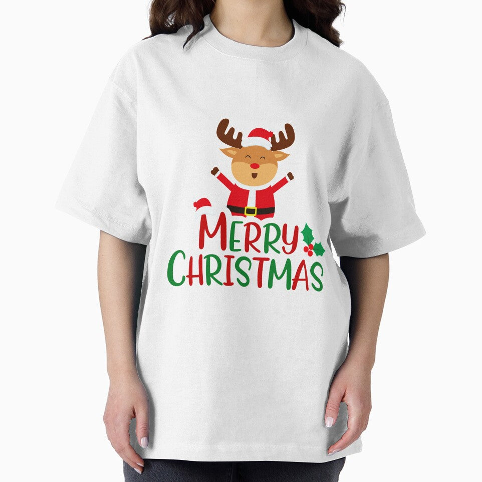 Merry Christmas And Reindeer by Fine Art California
