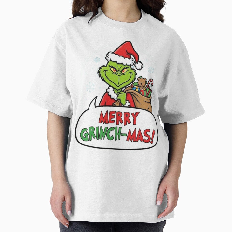 Funny Green Grump Christmas Sticker Art by Innova_Creations