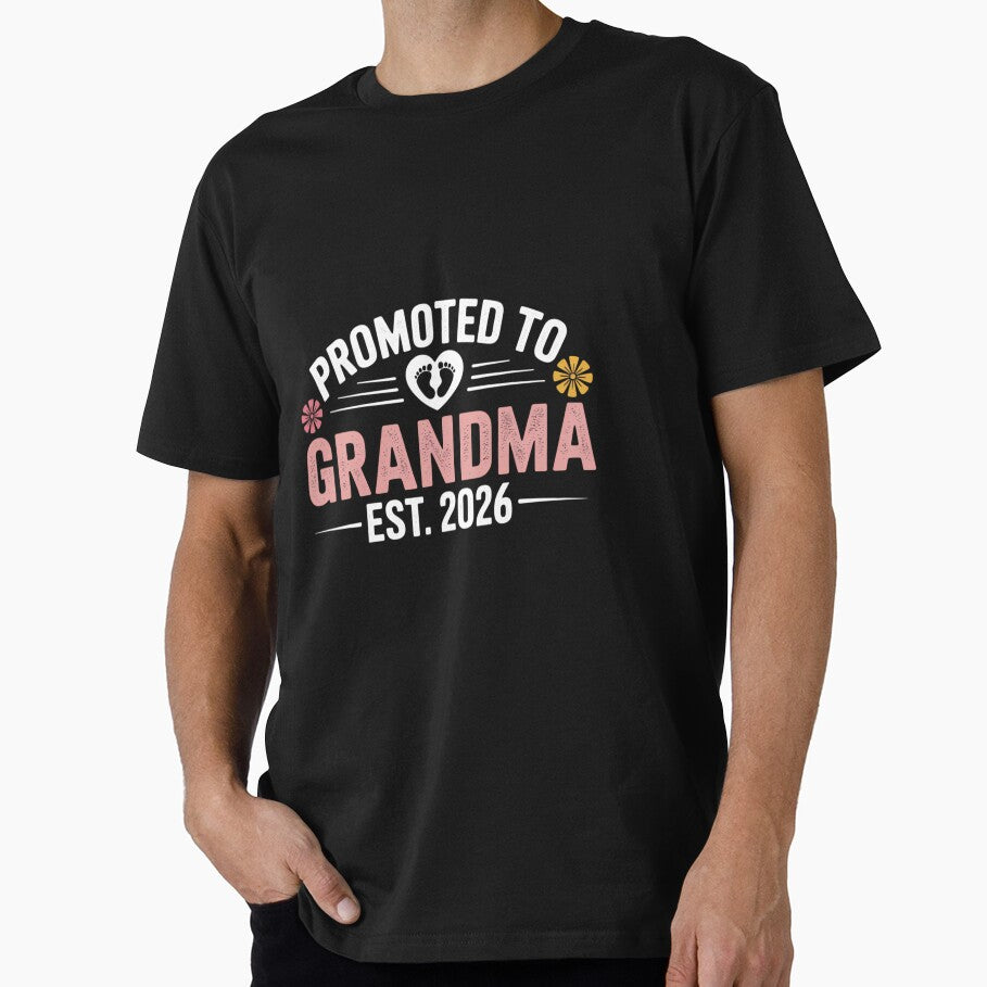 Promoted to Grandma Est 2026 New Grandma Mothers Day by Morphologiona
