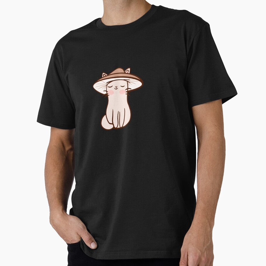 Tan Mushroom Kitty by Kristin Cardwell