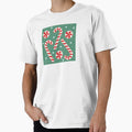 Hand drawn Candy cane Christmas pattern by steymo