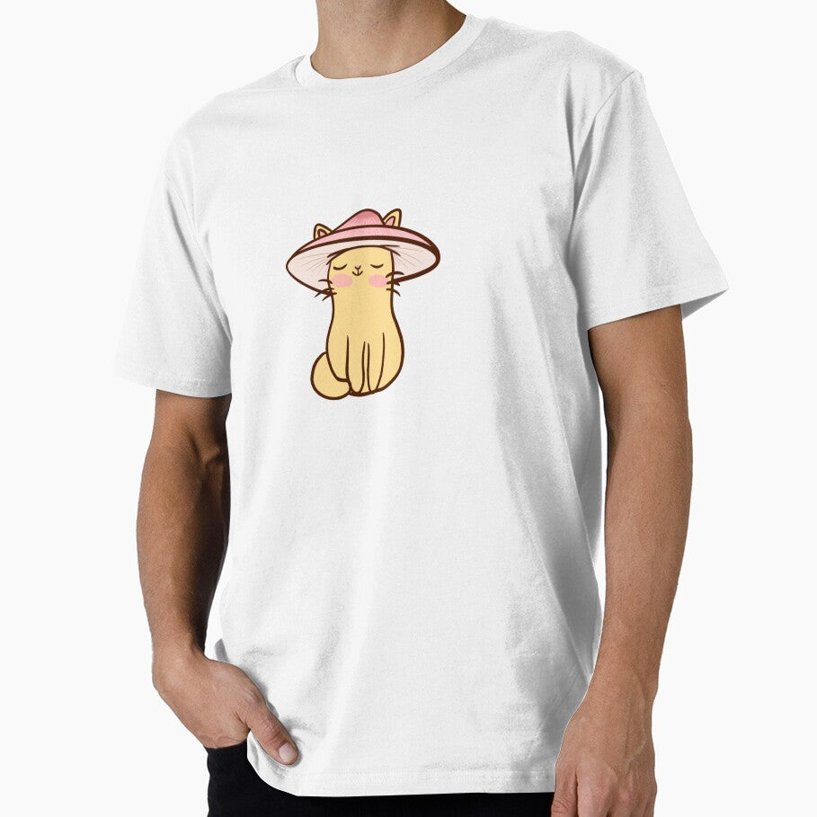 Yellow Mushroom Kitty by Kristin Cardwell