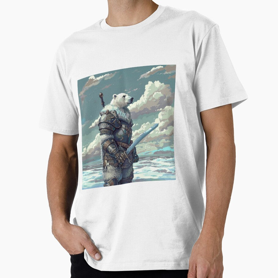 Polar Bear Knight Pixel Art by Kaos-Bit