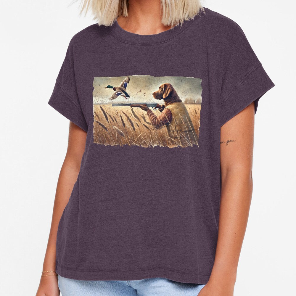 Hunting Dog with Shotgun Surreal Art by AwesomeBeyondLimits