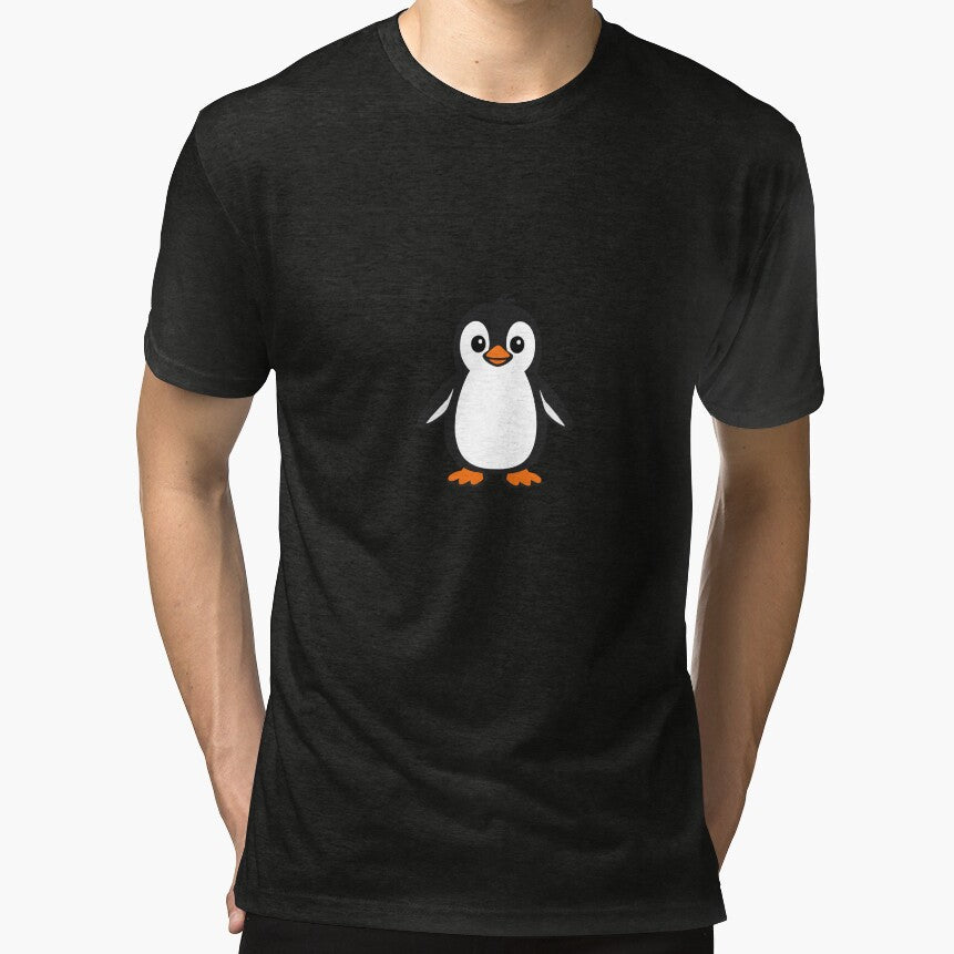 Cute Cartoon Penguin Adorable Chibi Baby Penguin Art by SolutionsArt