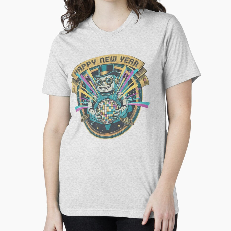 Retro Robot Disco New Year Celebration by DisignByPrince