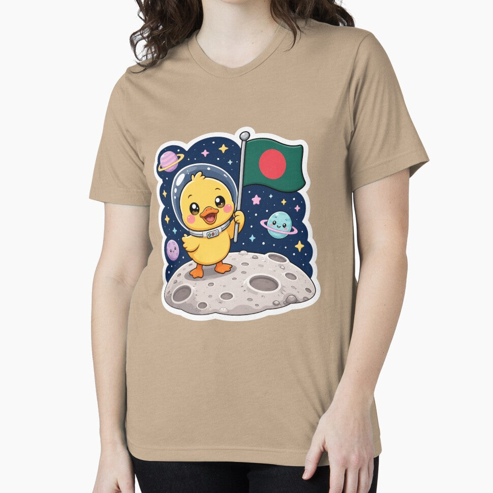 Space Quack Kawaii Duck by Calfona