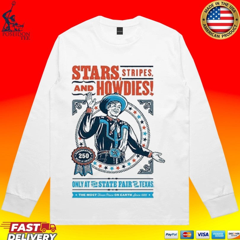 Stars Stripes And Howdies State Fair Of Texas 2026 Commemorative Art Unisex