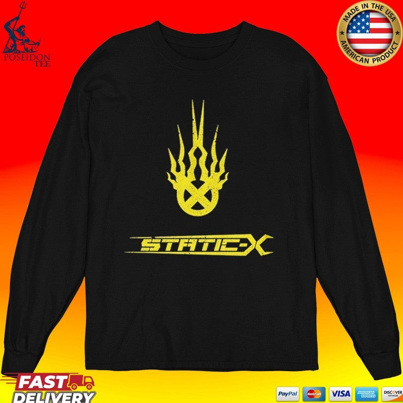 Static-X Shock Logo Unisex