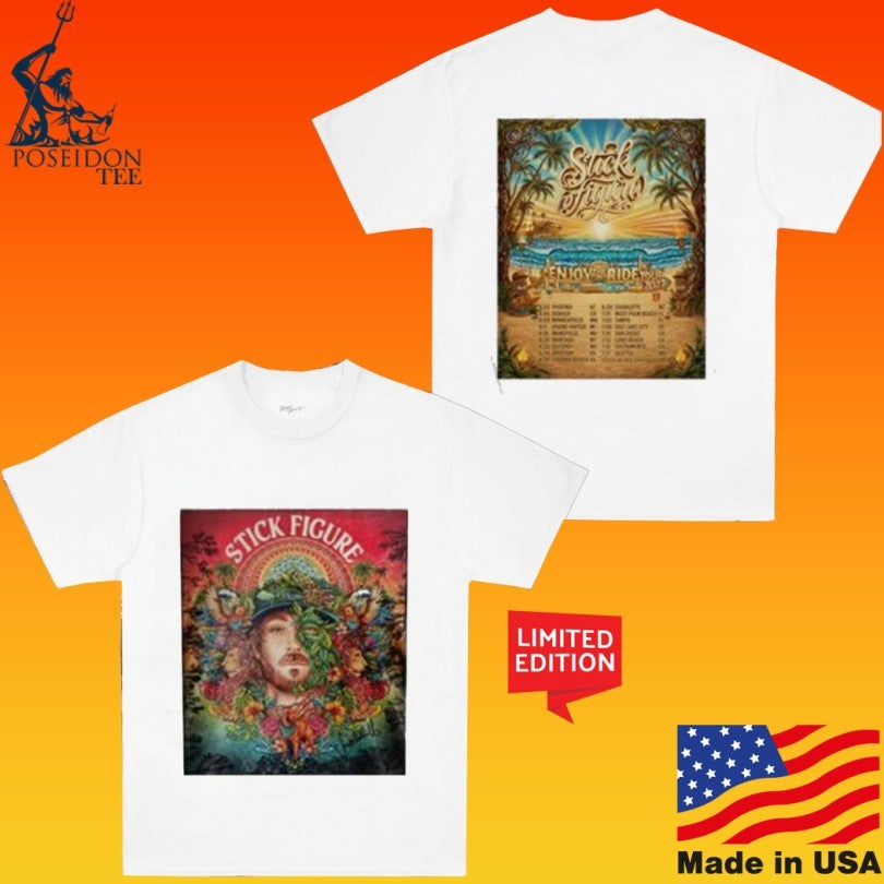 Stick Figure Enjoy The Ride Tour Unisex