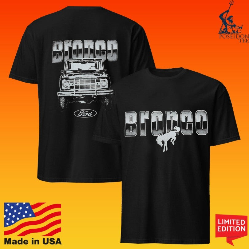 Surdimensionné Imprimé Ford Bronco Unisex