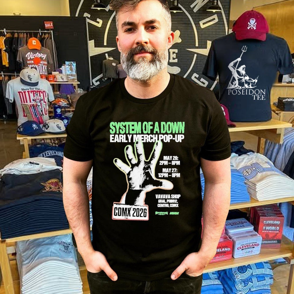 System Of A Down Early Merch Pop-up May 26 2pm- 8pm May 12pm-8pm Unisex