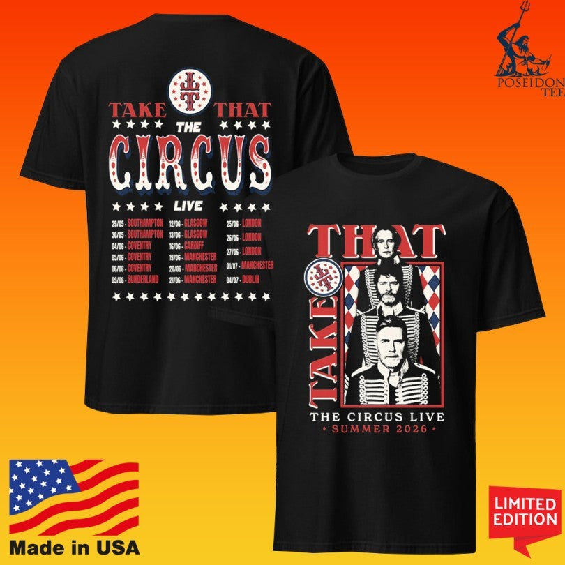 Take That The Circus Live Summer Photo Dates 2026 Unisex