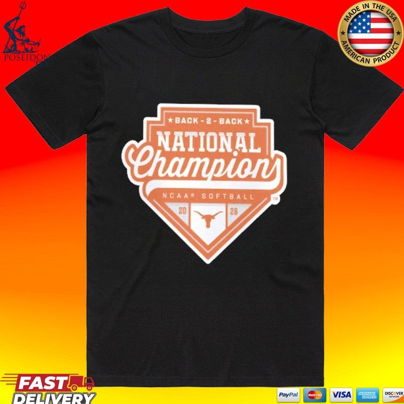 Texas Longhorns 2026 NCAA Softball Women’s College World Series Back-to-back National Champions