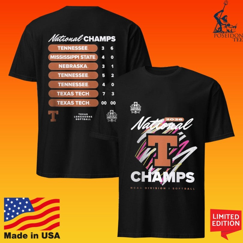 Texas Longhorns 2026 Ncaa Softball Women’s College World Series National Champions Schedule