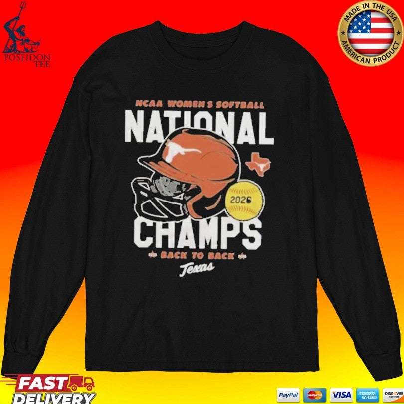 Texas Longhorns 2026 Softball National Champs Unisex