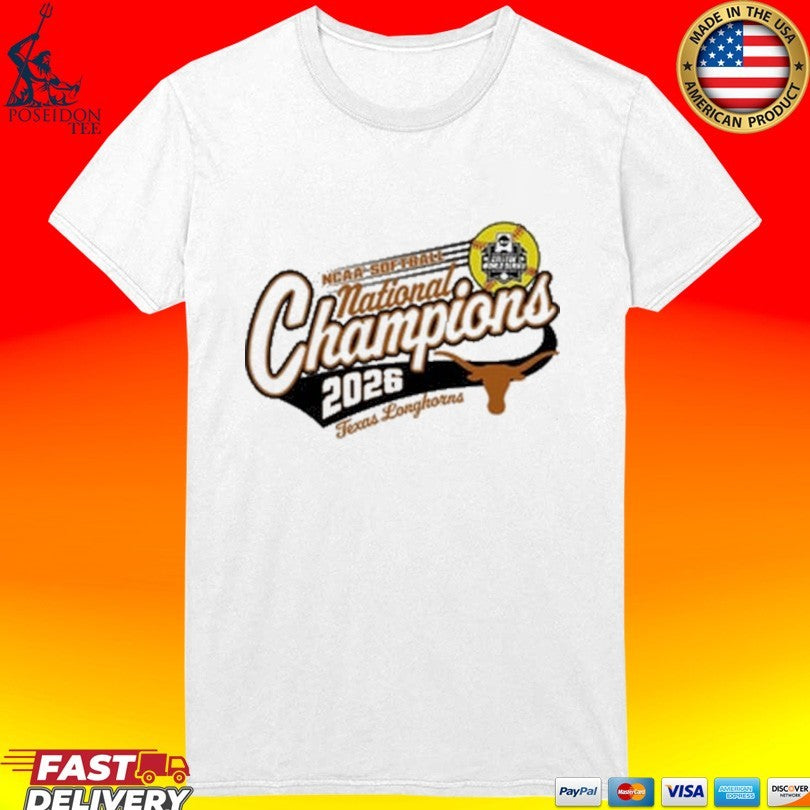 Texas Longhorns Women’s 2026 Softball National Champs Unisex