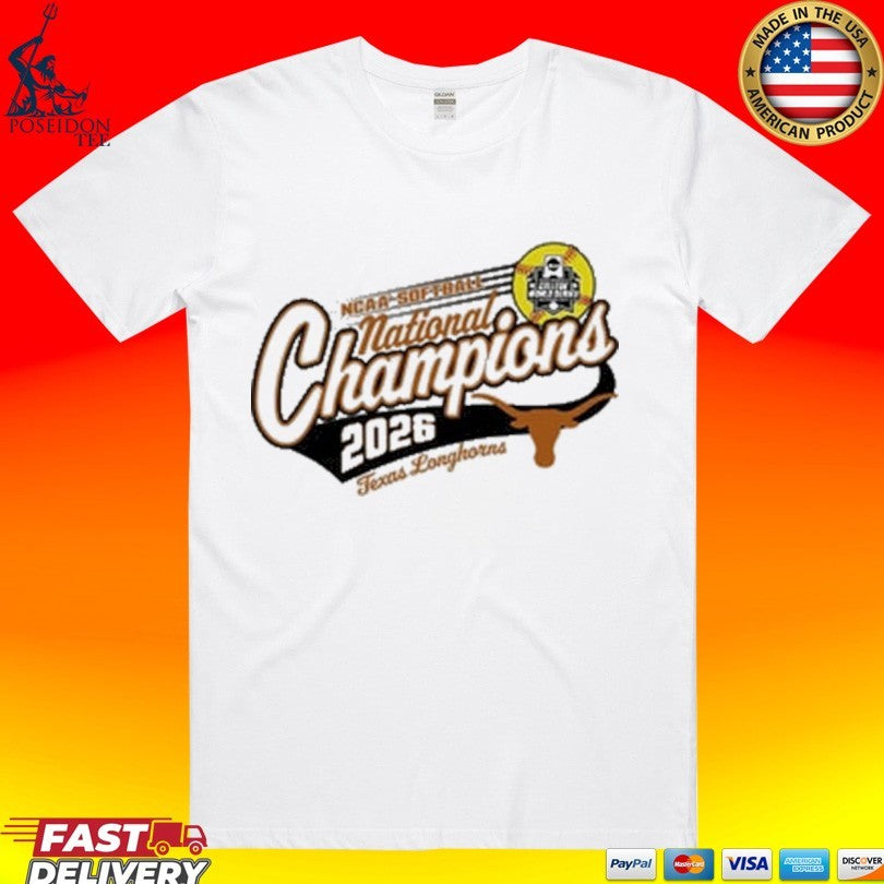 Texas Longhorns Women’s 2026 Softball National Champs Unisex