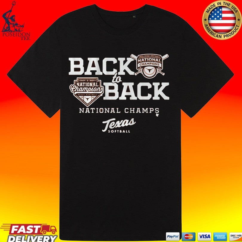 Texas Softball Back-to-back National Champions Unisex