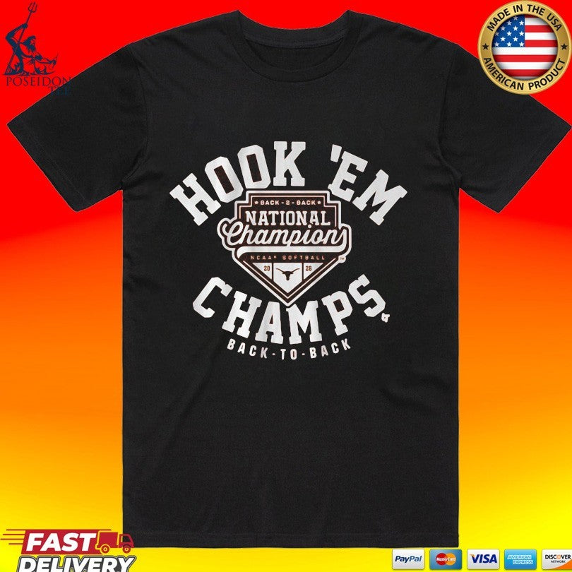 Texas Softball Hook ’em 2026 National Champs Unisex