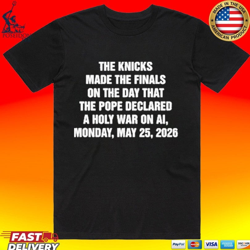 The Basketball Team Made The Playoffs On The Day That The Pope Declared A Holy War On Ai, Monday, May 25, 2026