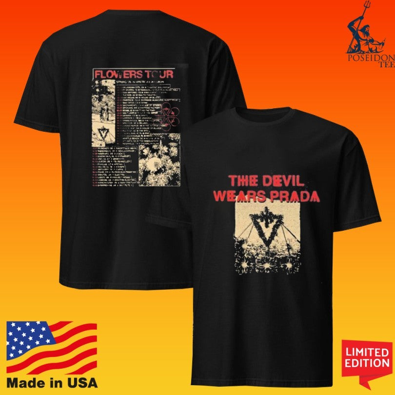 The Devil Wears Prada Flowers Spring Tour 2026 Unisex