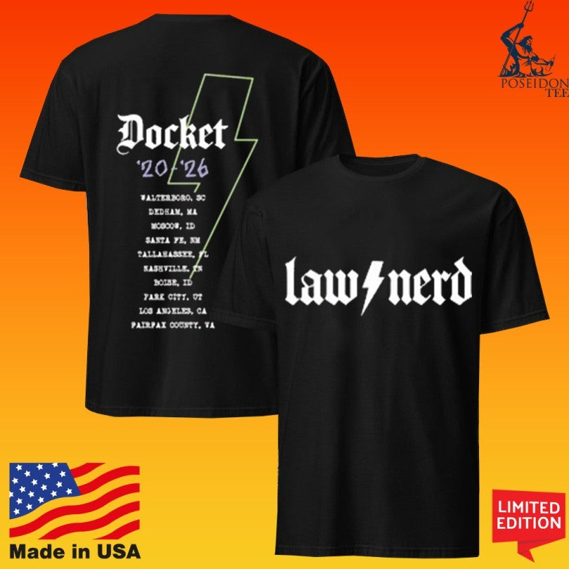 The Law Nerd Tour Docket 2026 Unisex