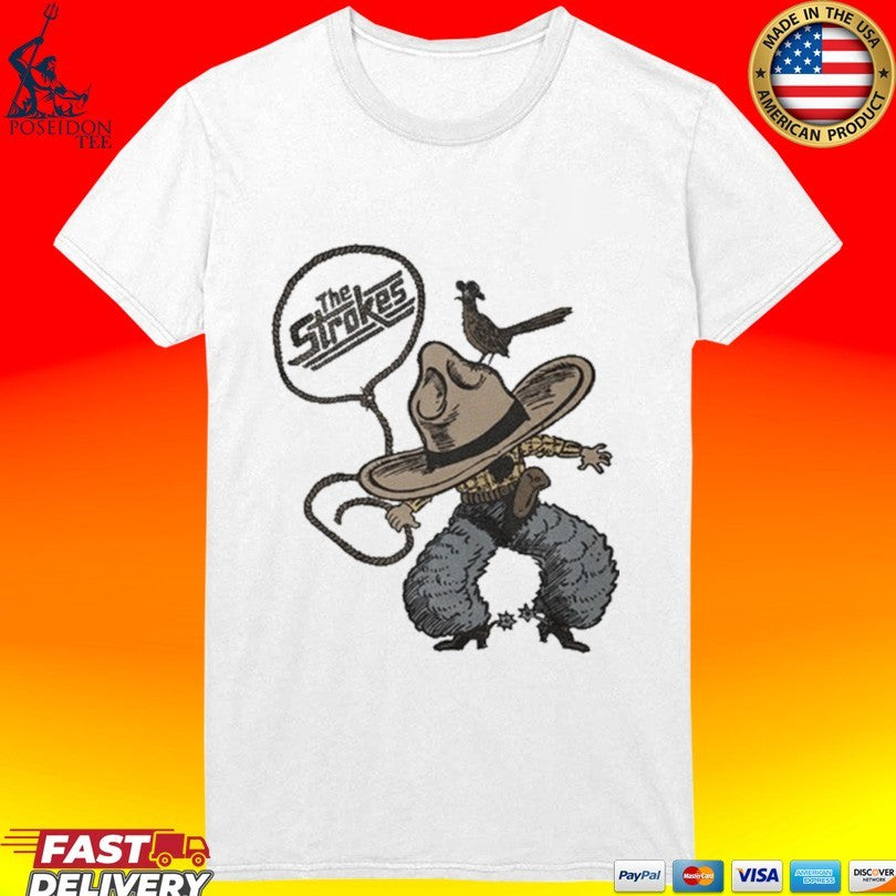 The Strokes Tour 2026 Illustrated Cowboy Unisex
