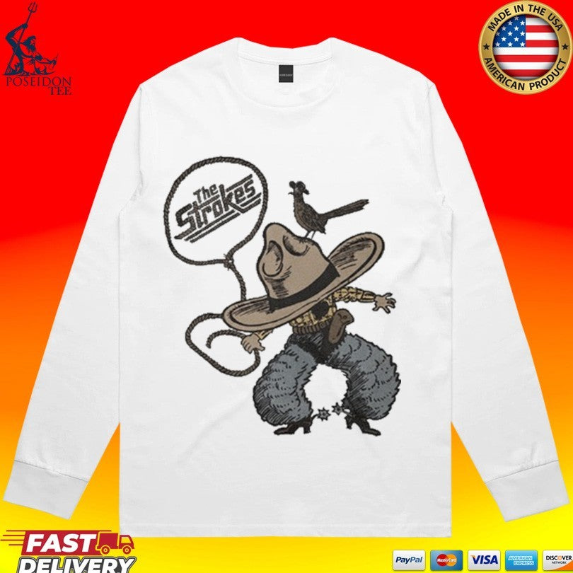 The Strokes Tour 2026 Illustrated Cowboy Unisex