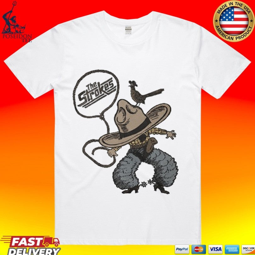 The Strokes Tour 2026 Illustrated Cowboy Unisex
