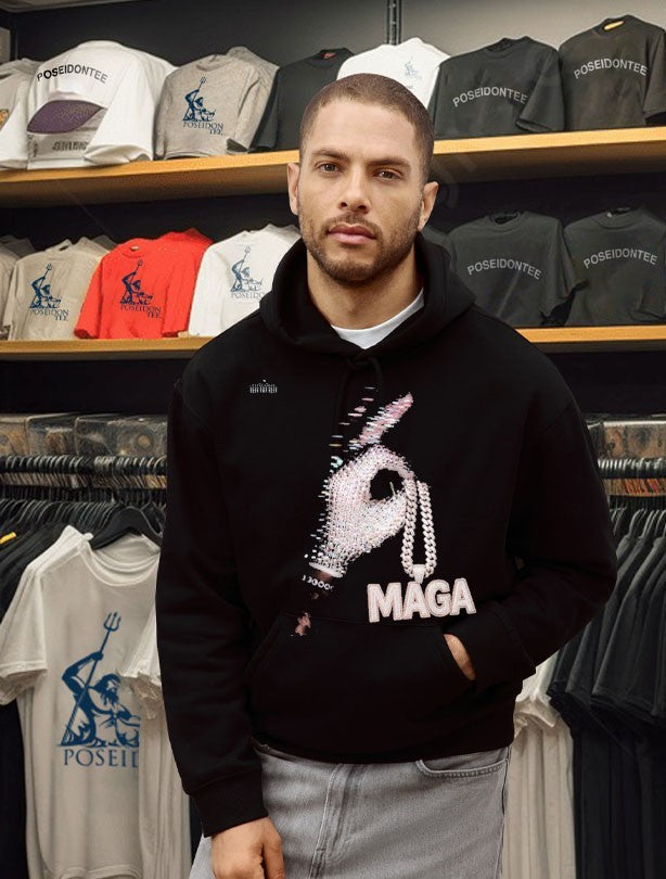 The White House Iced Out Maga Grillz Unisex
