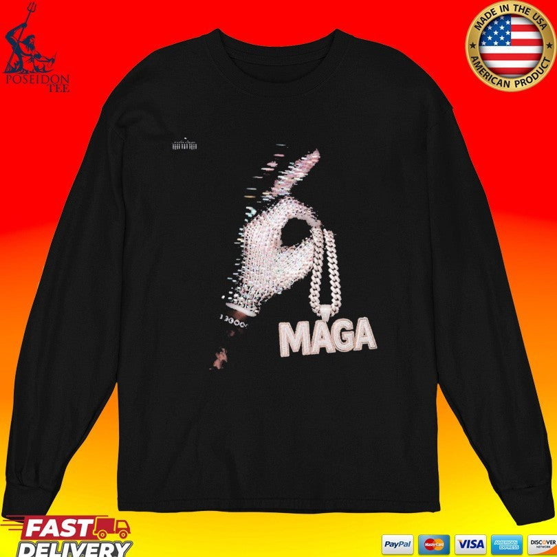 The White House Iced Out Maga Grillz Unisex