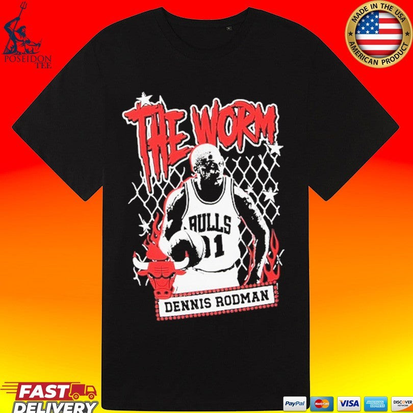 The Worm Dennis Rodman Nba Mitchell & Ness Nba Street Player Chicago Bulls Unisex