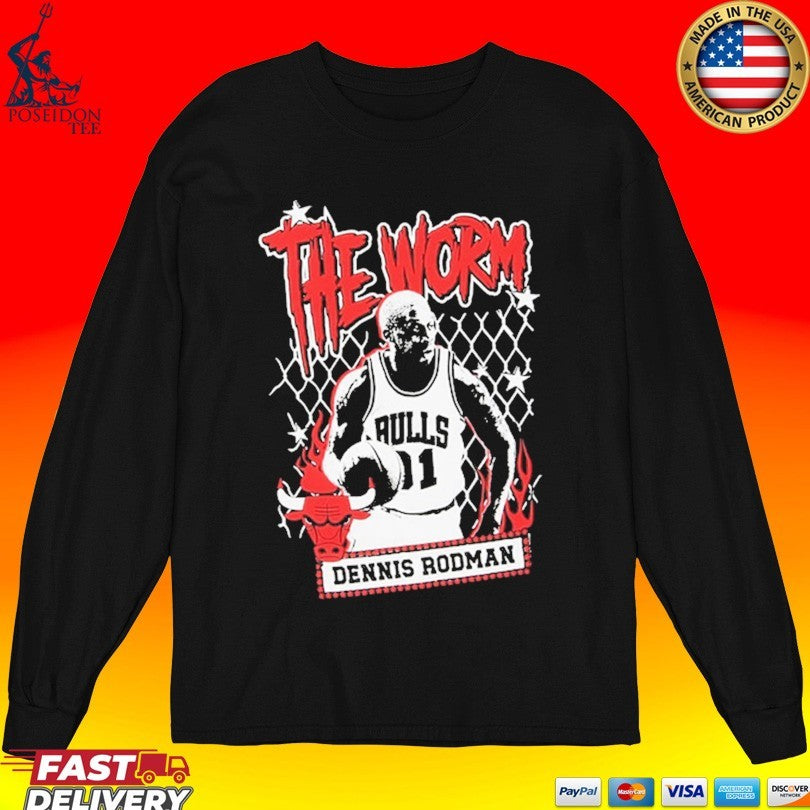 The Worm Dennis Rodman Nba Mitchell & Ness Nba Street Player Chicago Bulls Unisex
