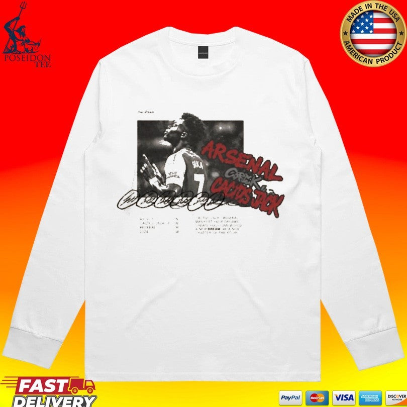Travis Scott X Arsenal Cactus Jack Bukayo Saka Unisex