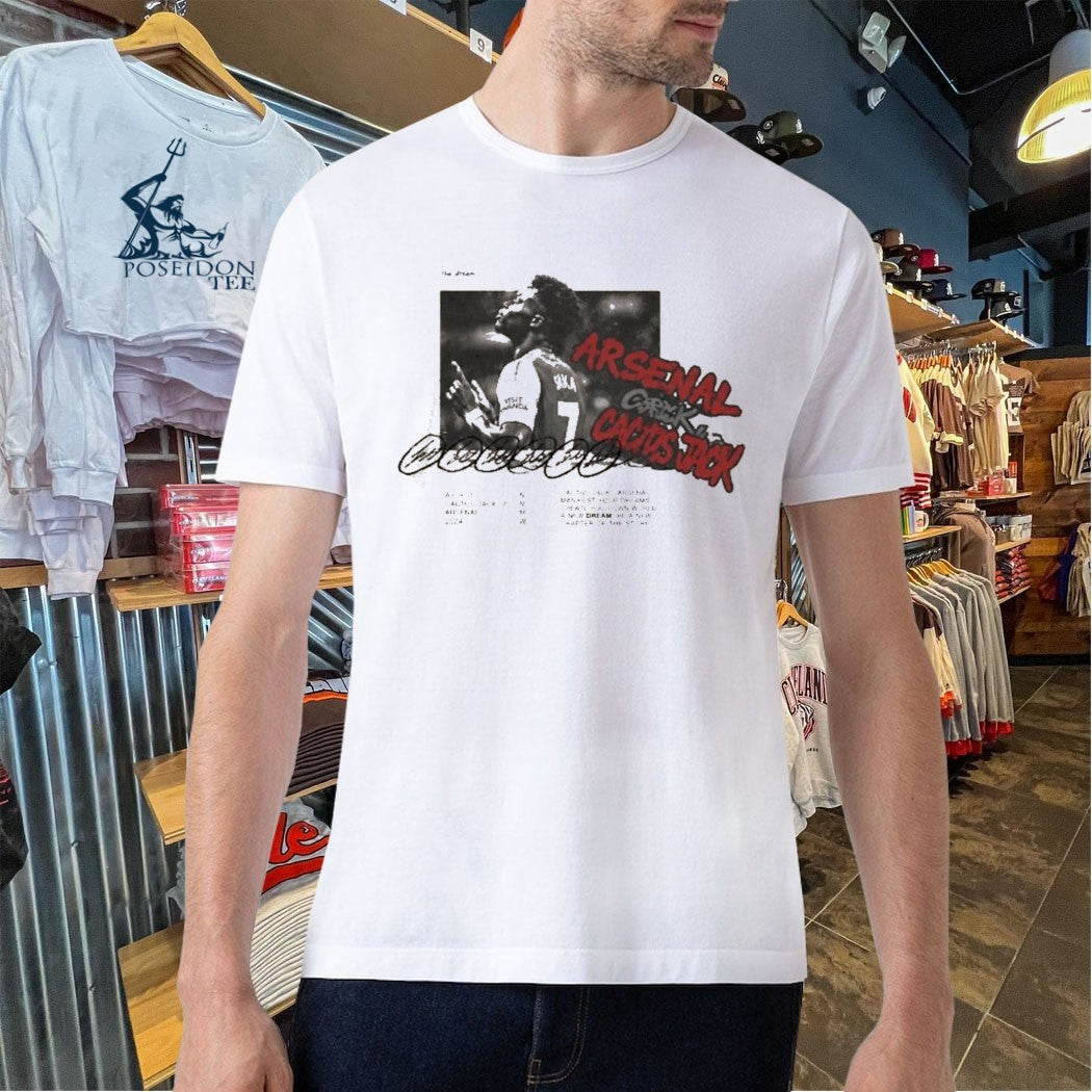 Travis Scott X Arsenal Cactus Jack Bukayo Saka Unisex