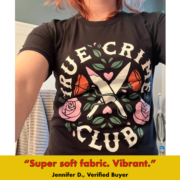 'True Crime Club' Shirt Unisex