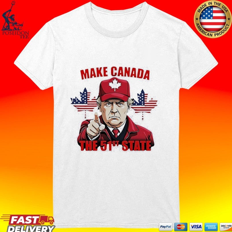 Trump Index Finger Make Canada The 51s State Unisex