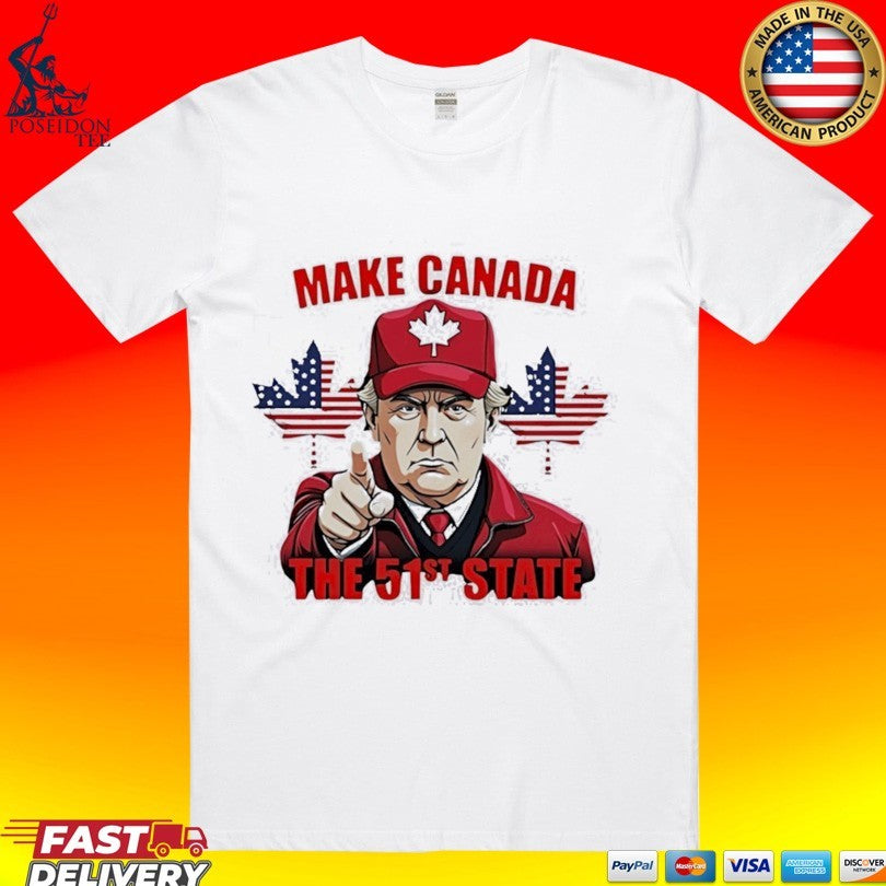Trump Index Finger Make Canada The 51s State Unisex