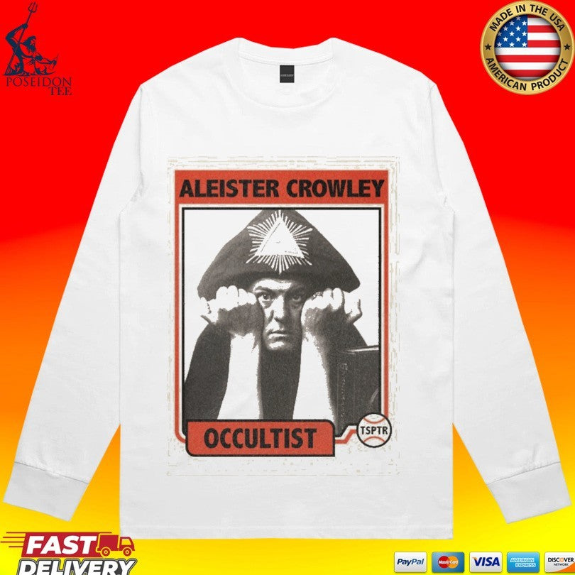 Tsptr Aleister Crowley Occultist Baseball Raglan Unisex